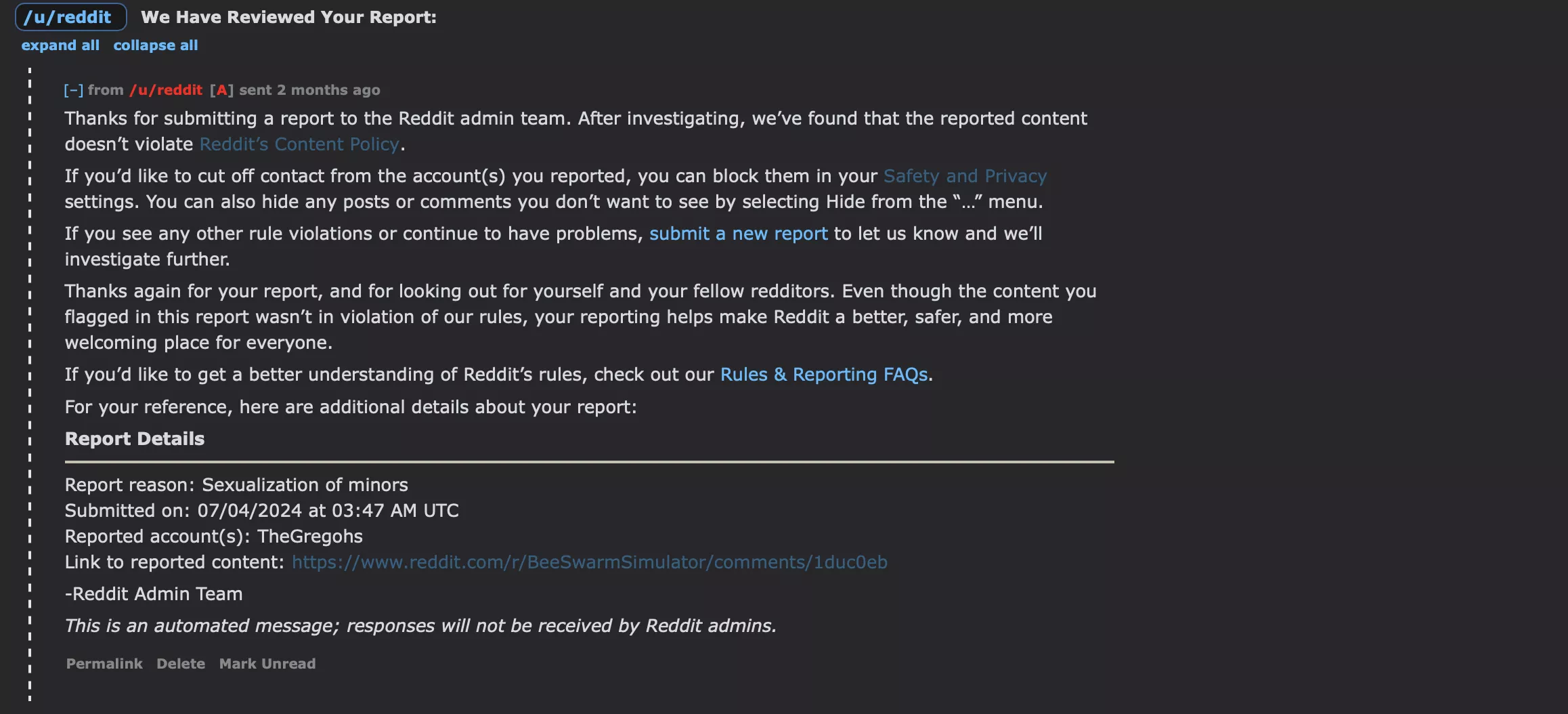 its sad how these sick fucks aren't in prison for posting cheese pizza and instead of not watching that shit they post it onto places like this for us niggas to see and then this server gets fucked. :c