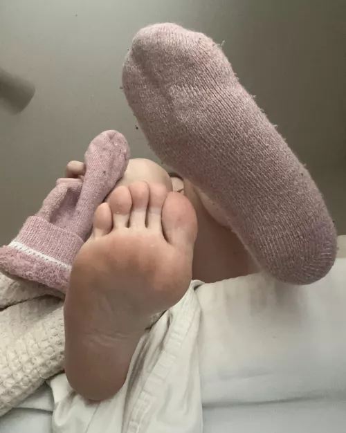 I've got nothing but socks on