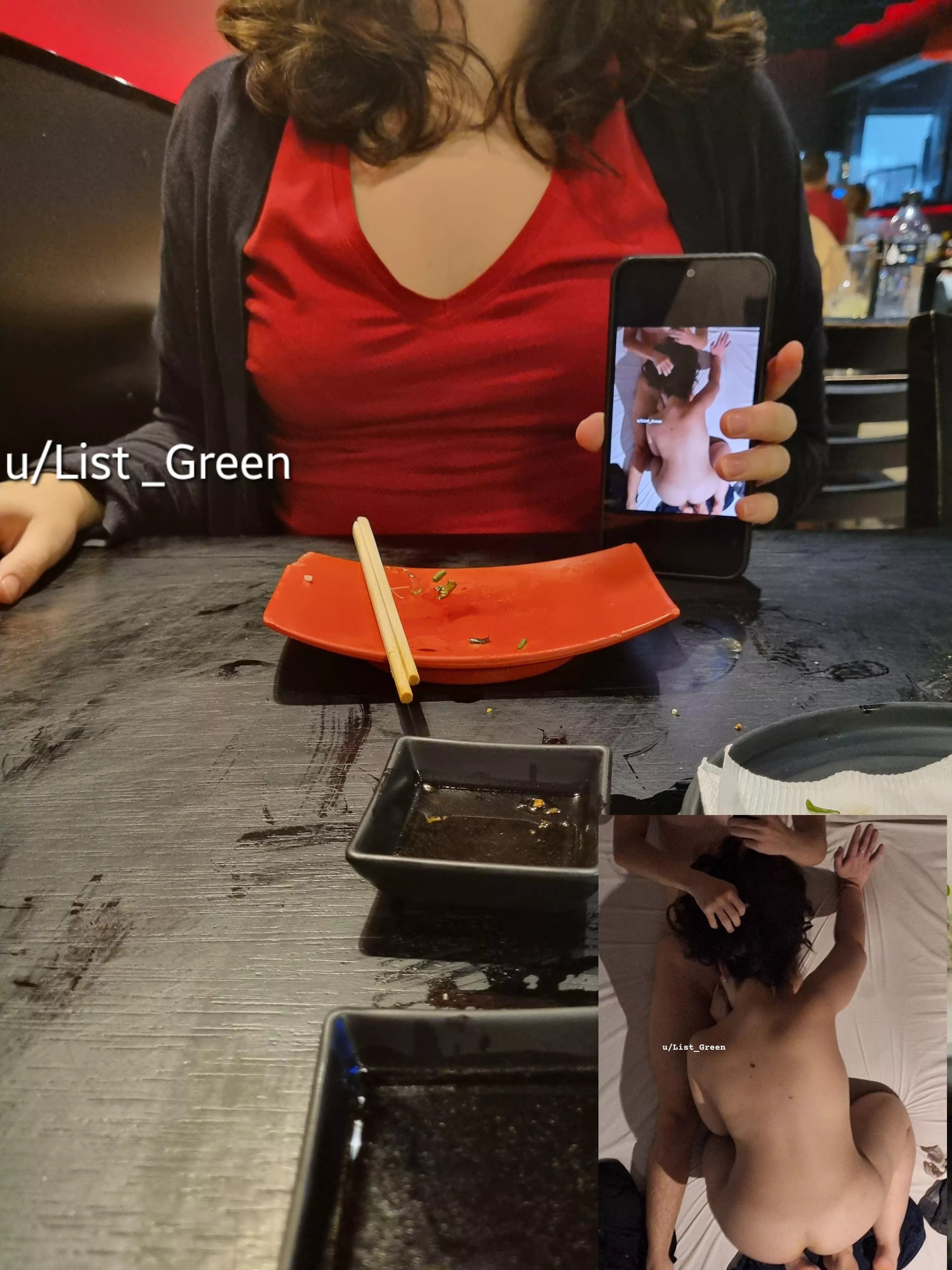 Japanese food and memories of a blowjob 