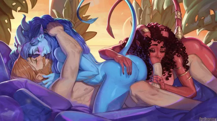 [Jester][Caleb][Marion] by (Cptpopcorn)