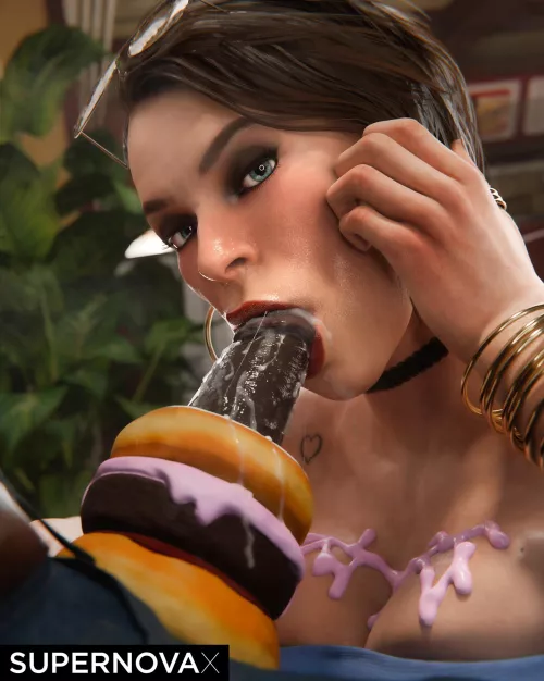 Jill loves creamy donuts (SuperNovax)