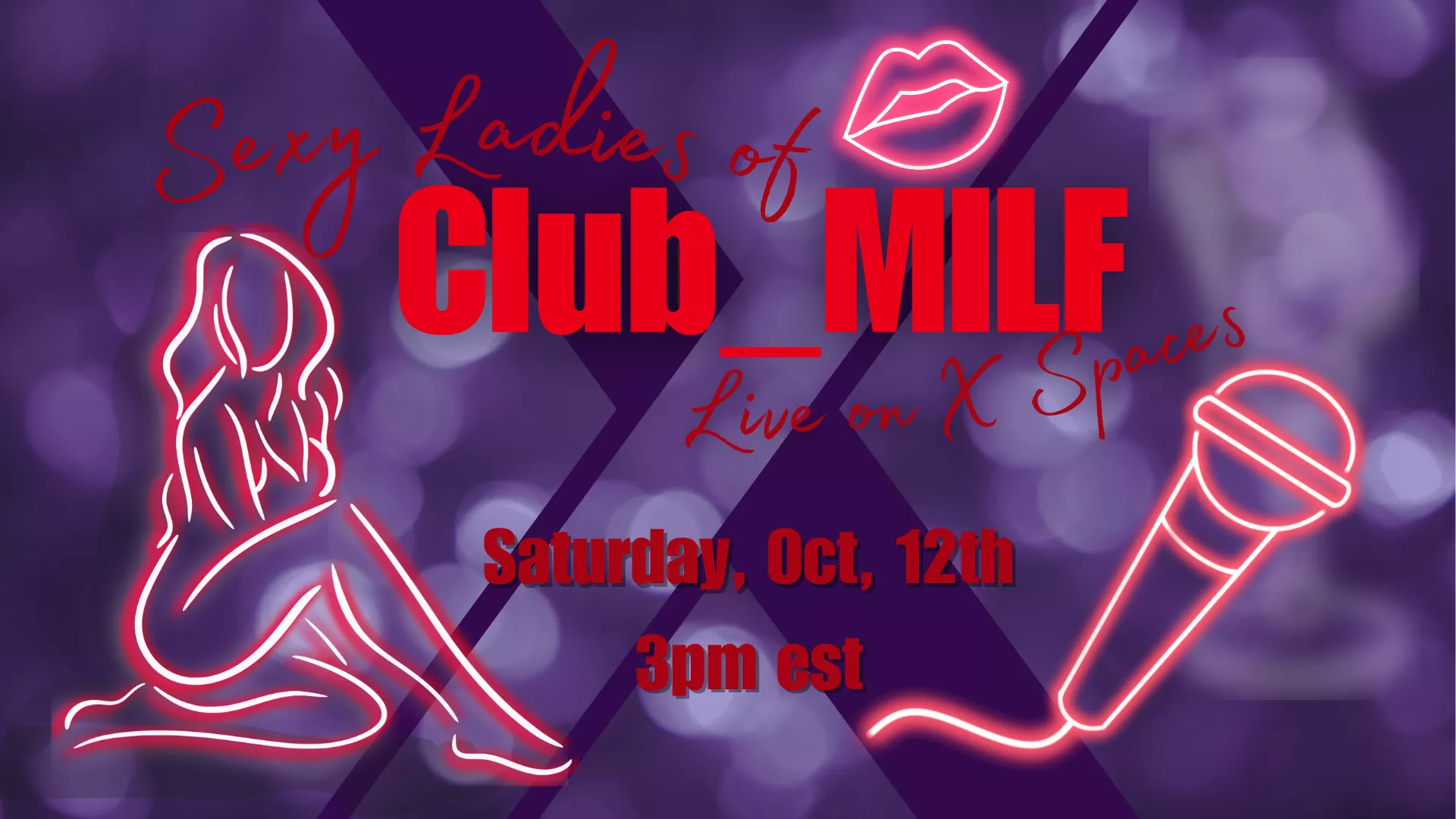 Join The Sexy Ladies of Club_MILF, Live Saturday, Oct 12th 3pm EST - Link in Comments