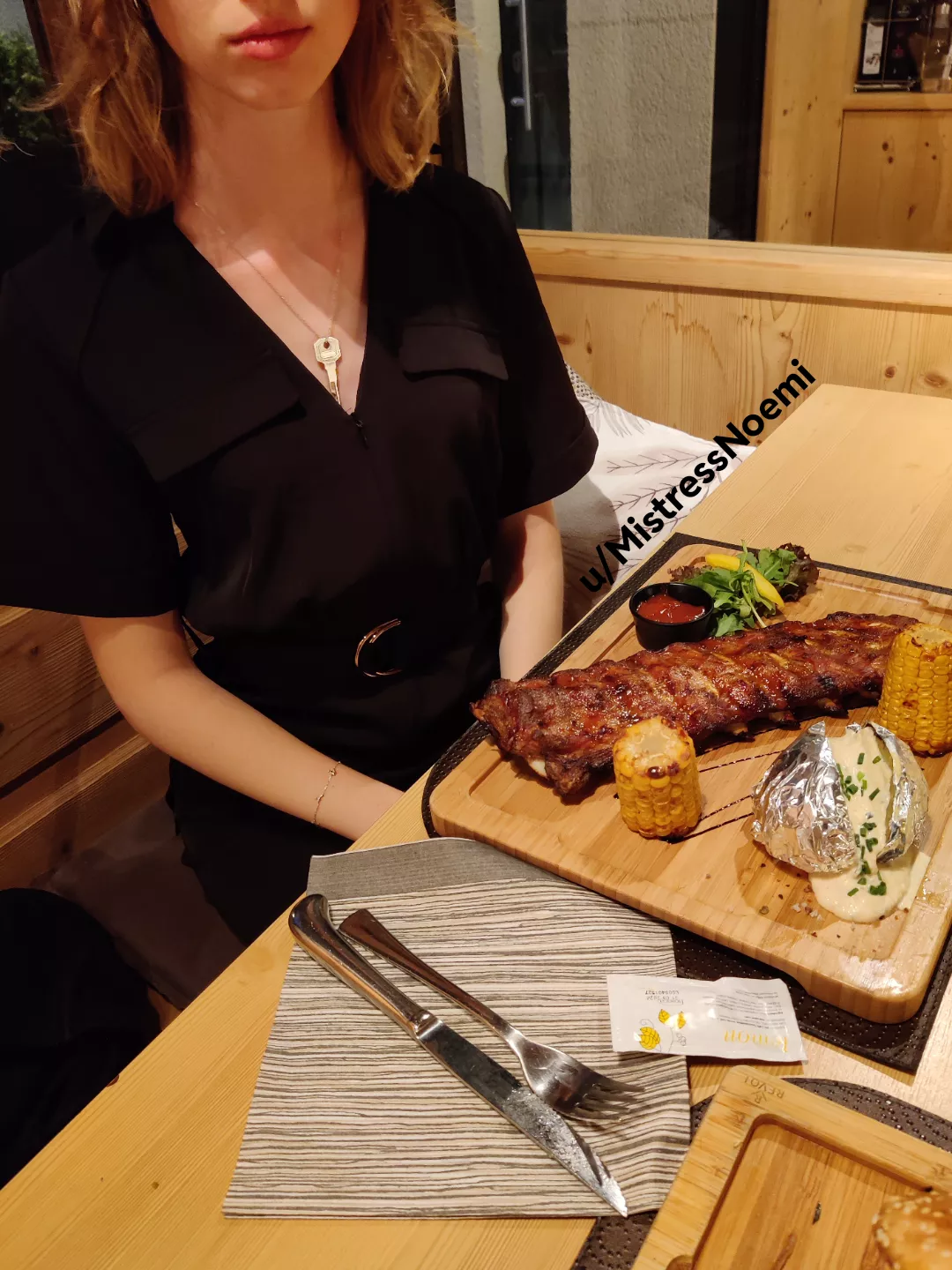 Just a Dinner with my Sub 😈🍽️