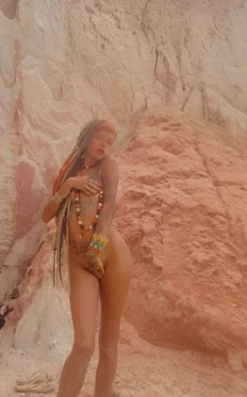 Just me feeling naughty outdoors.