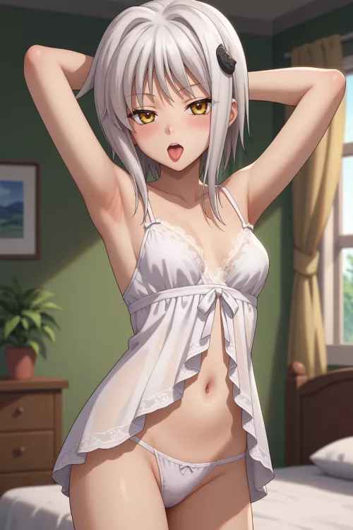 Koneko in Lingerie