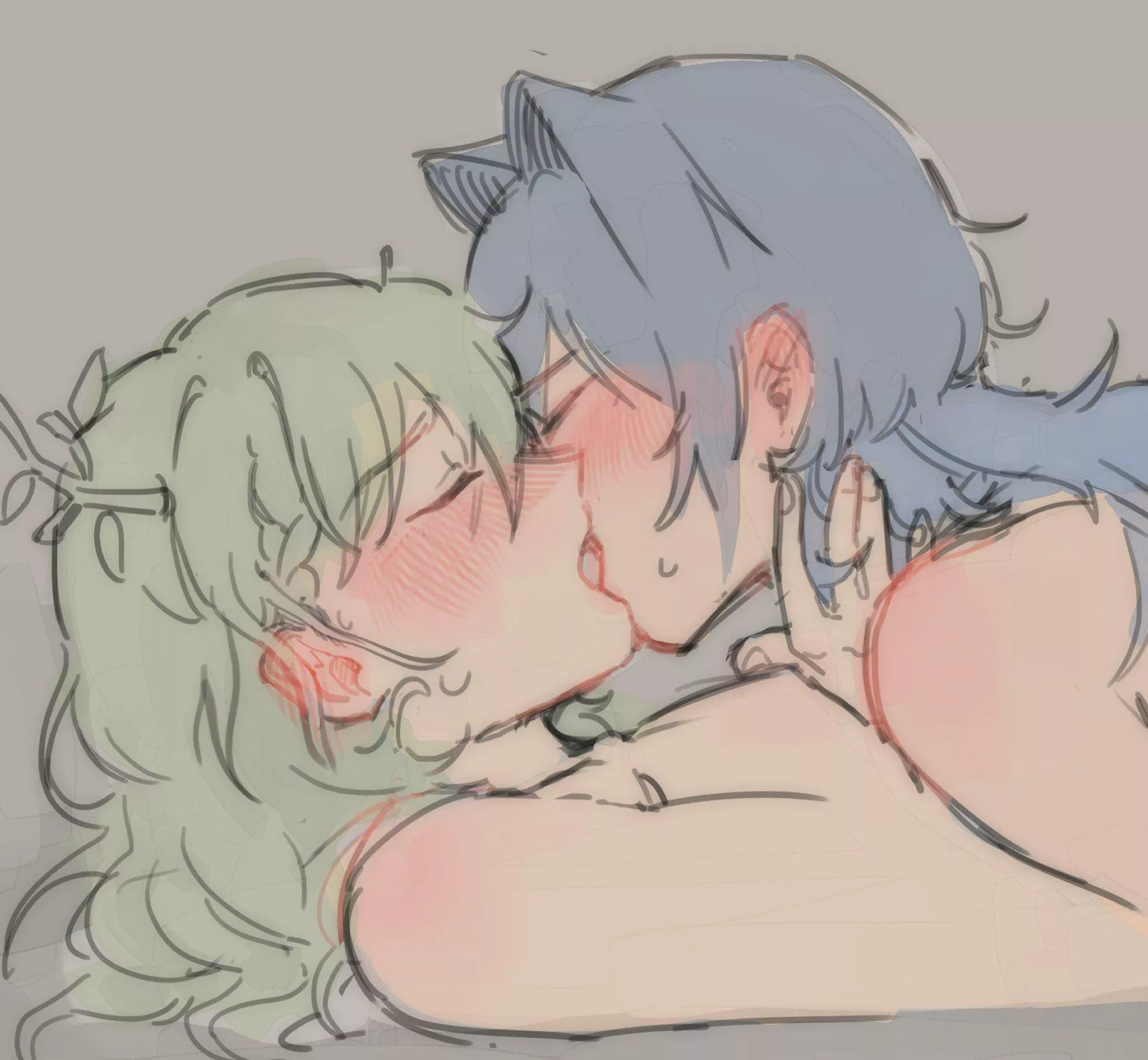 Kronii x Fauna (@xis0o)