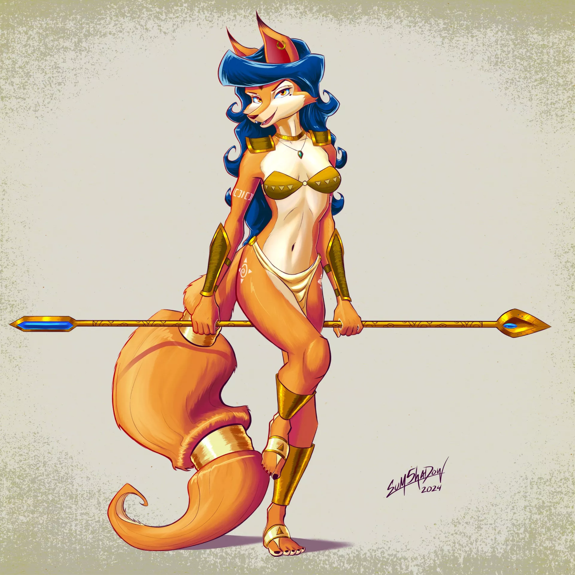 Krystal lent Carmelita her iconic outfit and the result is gorgeous. (Sum5Shadow)