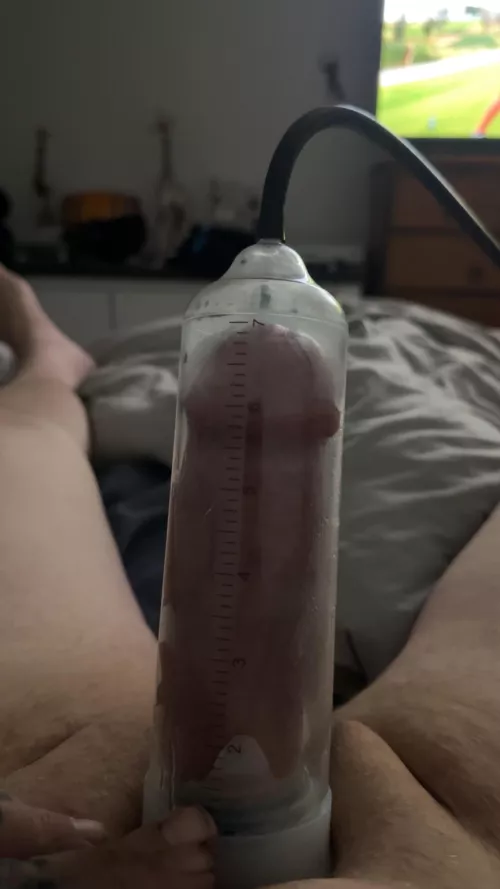 Last nights warm up pump