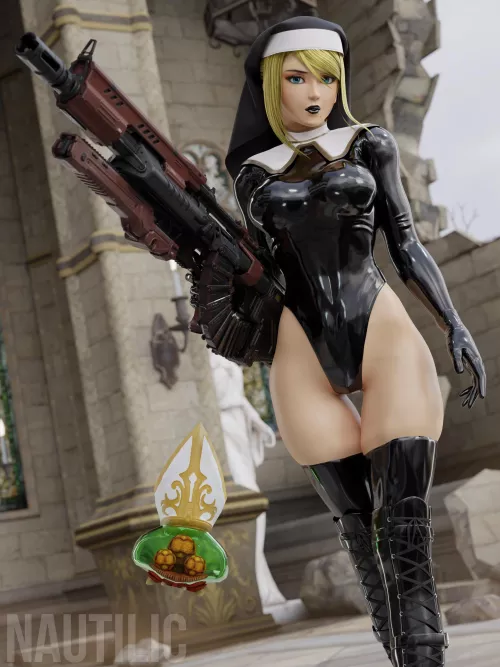 Latex Nun Samus (nautilic) [Metroid]