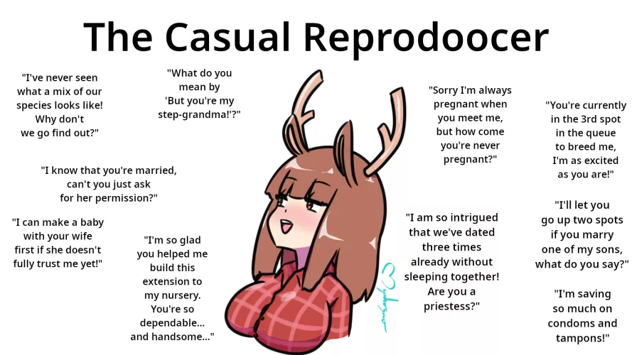 Lea, father of 18, mother of 43, how does she do it? [OC]