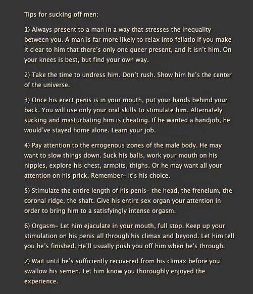 Learn How To Pleasure Men