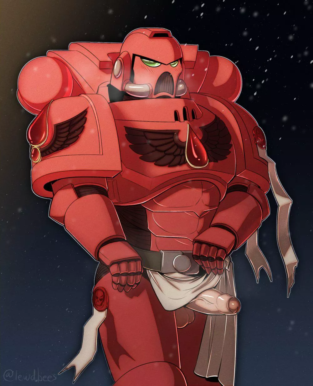 (lewdbees) [M] wonder if gw will ever let there be an ending to 40k. the emperor rises from his throne, kills chaos and takes over the universe, the end.