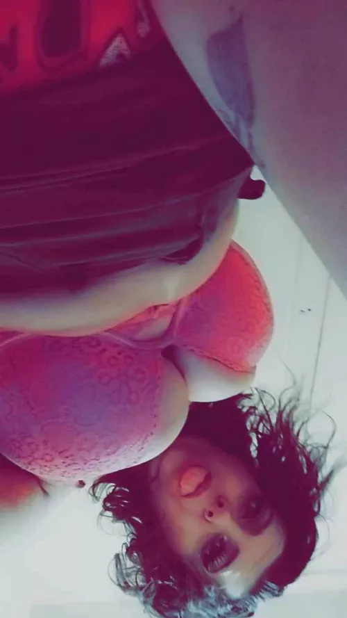 Like my titties almost falling out 