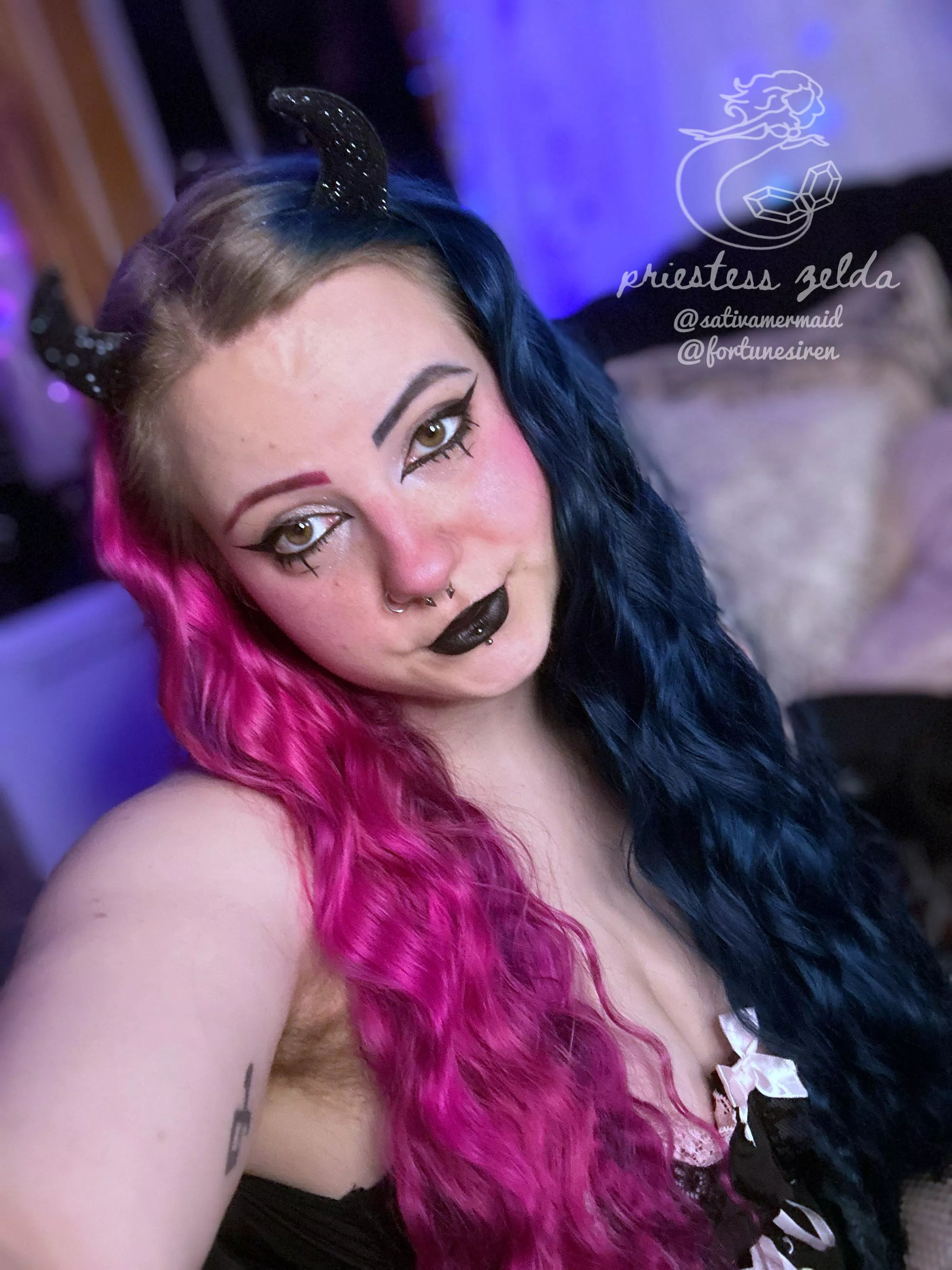 listen to the devil (Me) on your shoulder. 🖤 fall into temptation. 🖤 relapse for Mommy, bitch. 