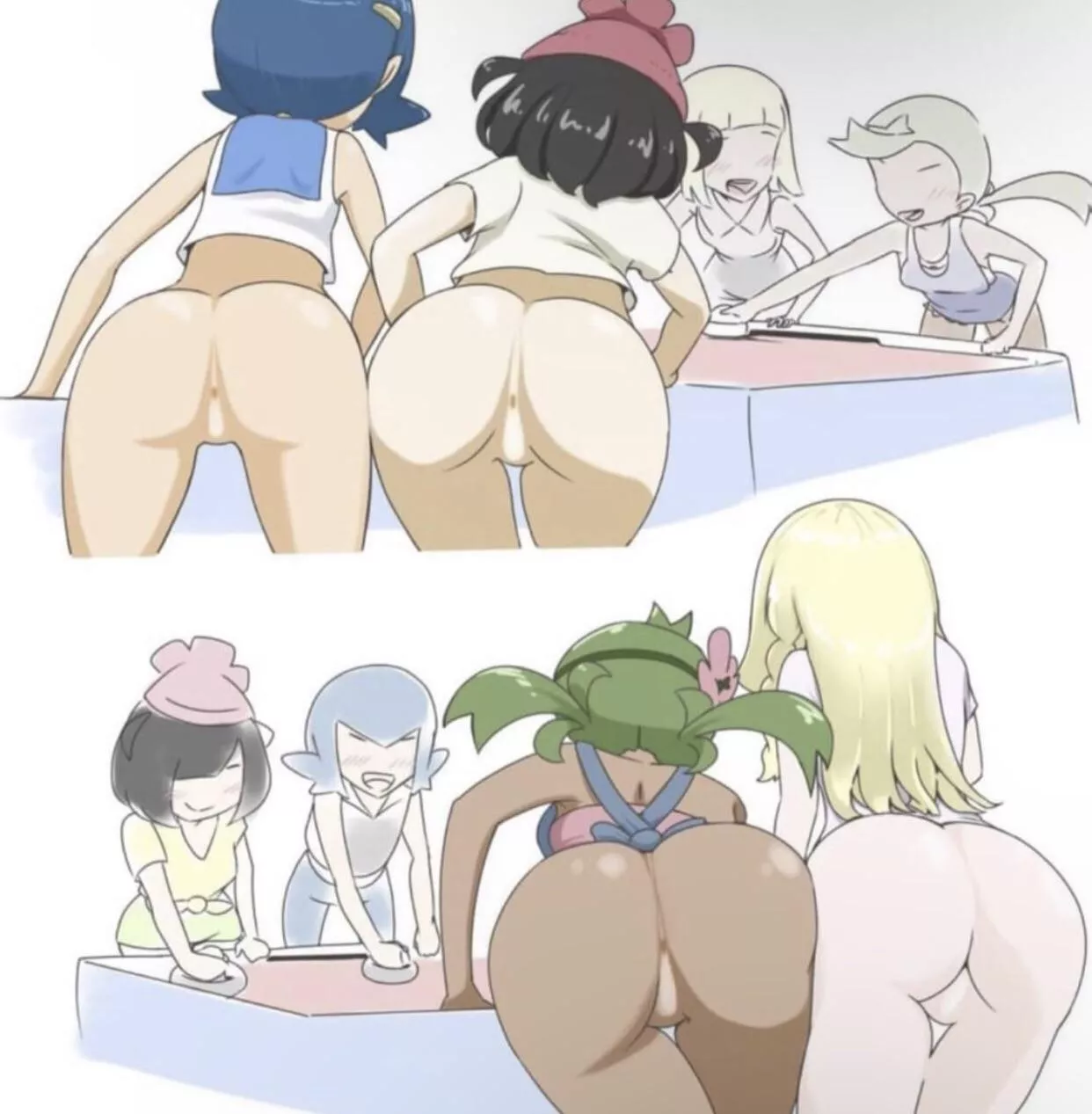 [M4A] A wholesome story about a newly moved trainer and any one of the Alolan girls Girls and boys are +18 years old. Send any one liners and I will ignore you 
