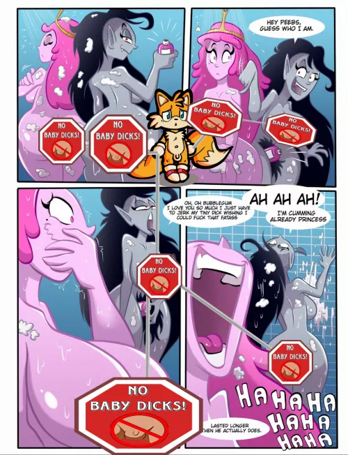 Marceline, Princess Bubblegum (Series: Adventure Time) [Artist: elfox691]