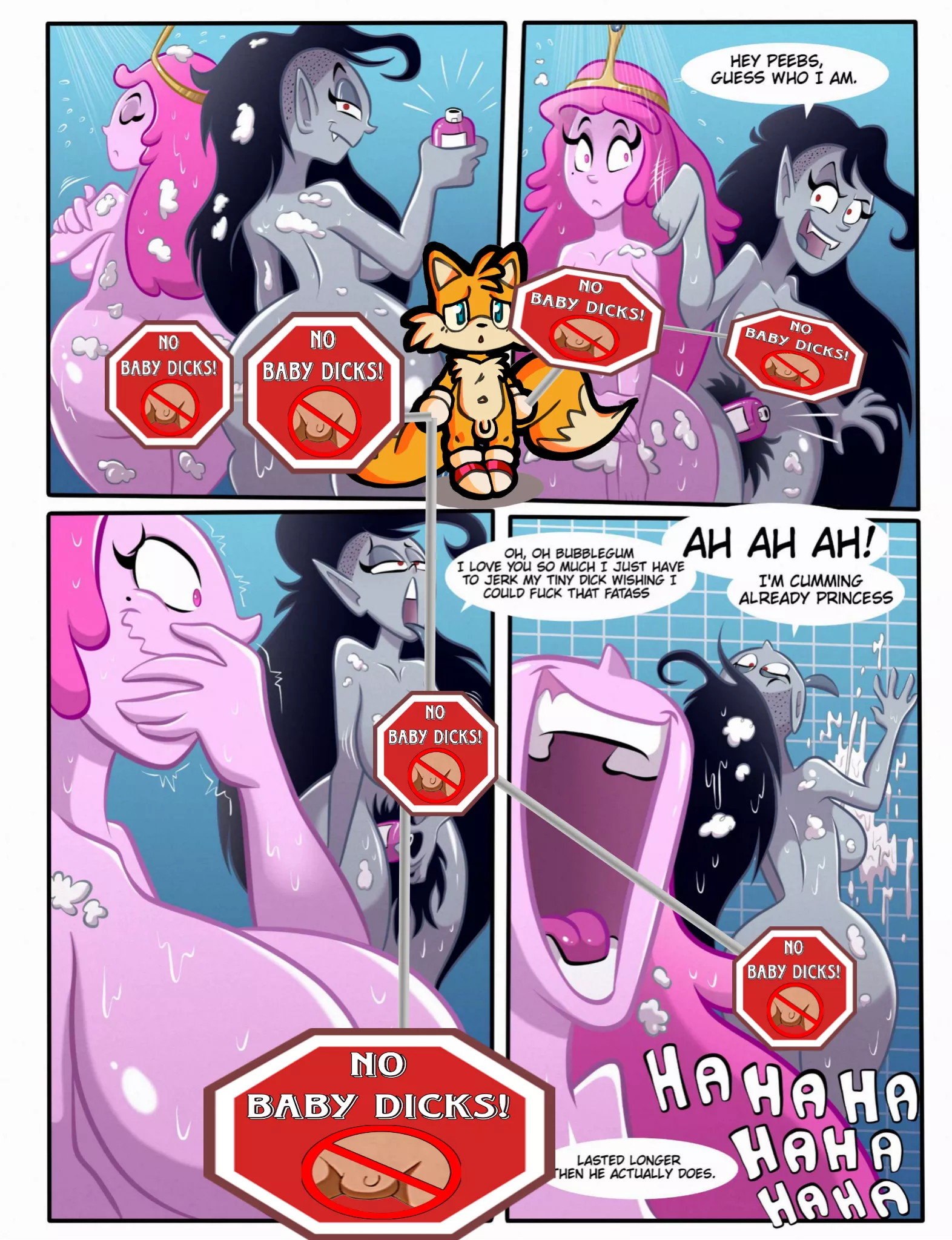 Marceline, Princess Bubblegum (Series: Adventure Time) [Artist: elfox691]