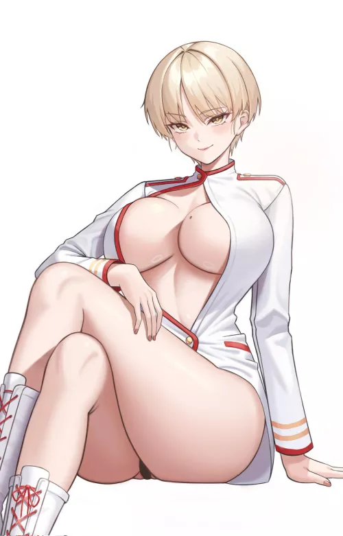 Marina teasing [Blue Archive]