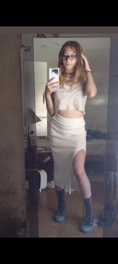 maybe I'll take off this dress