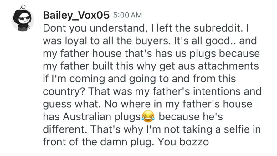 *MOD* She said she’s living in Aus temporarily so I asked her to verify she’s an Aussie, her response… And I’m the bozo 😂  Unsure why anyone from the US feels the need to sell via our pages. Support local, this page is for Aussies only.  