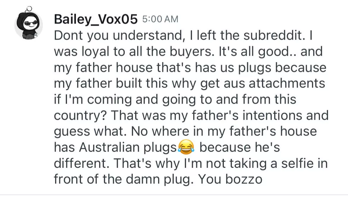 *MOD* She said she’s living in Aus temporarily so I asked her to verify she’s an Aussie, her response… And I’m the bozo 😂  Unsure why anyone from the US feels the need to sell via our pages. Support local, this page is for Aussies only.  