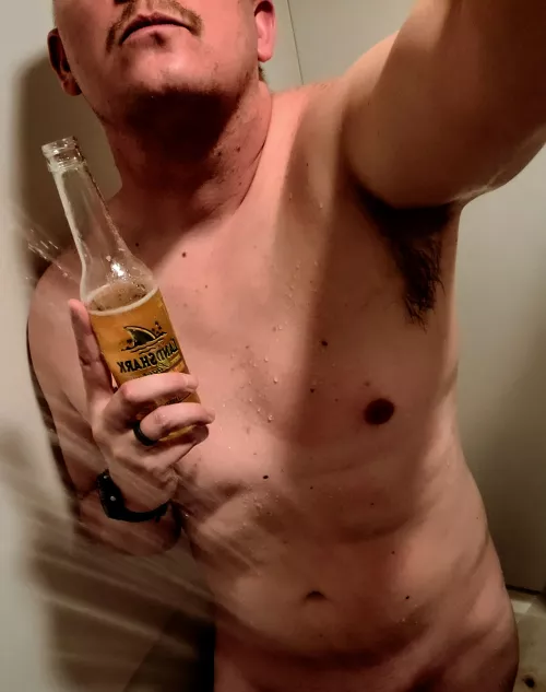 Much needed hot shower and a cold beer to ease the pain. Didn't think I'd be this sore on a rest day!