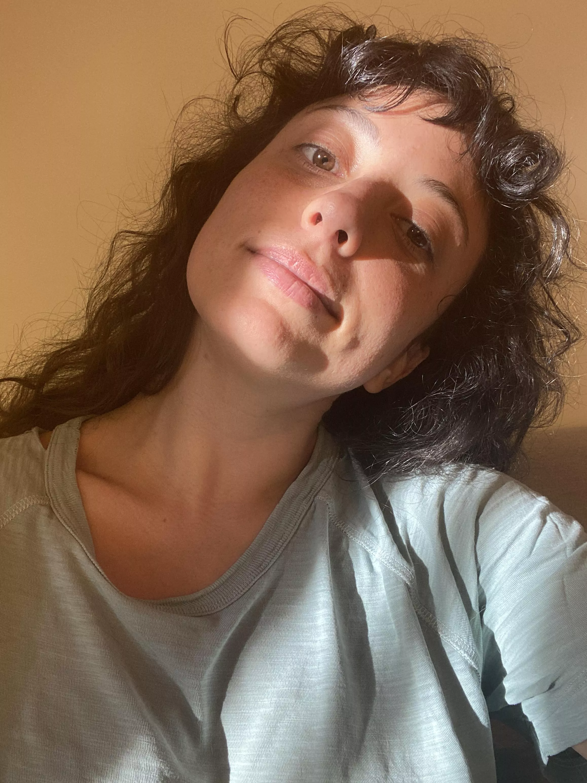 My big nose chasing the last ray of sun 