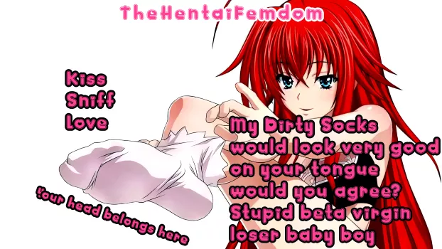 My dirty socks would definetly look very good on your tongue baby. You agree my little beta loser? My dirty socks would definetly look very good on your tongue baby. You agree my little beta loser?