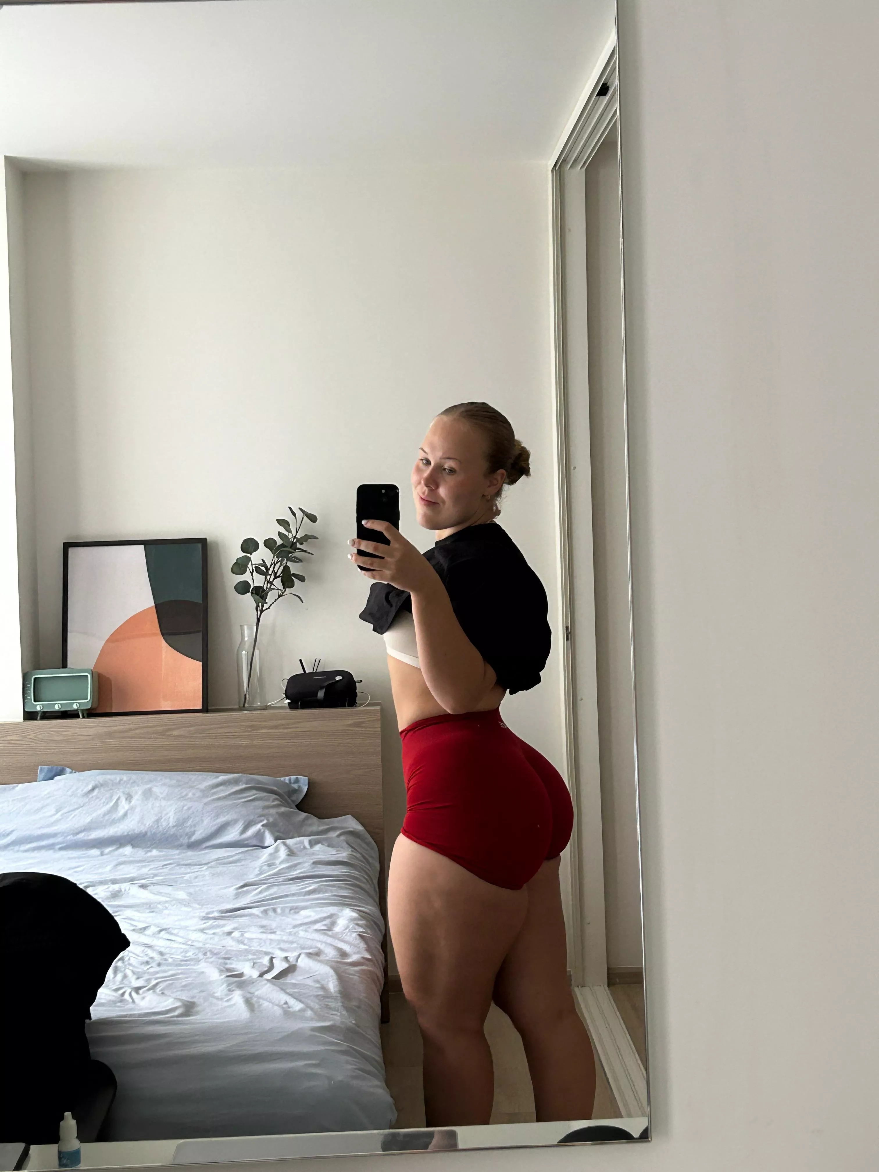 My muscles are begging me for mercy, but I refuse to give in. Every flex of my massive thighs is a reminder that I am stronger than my limits.