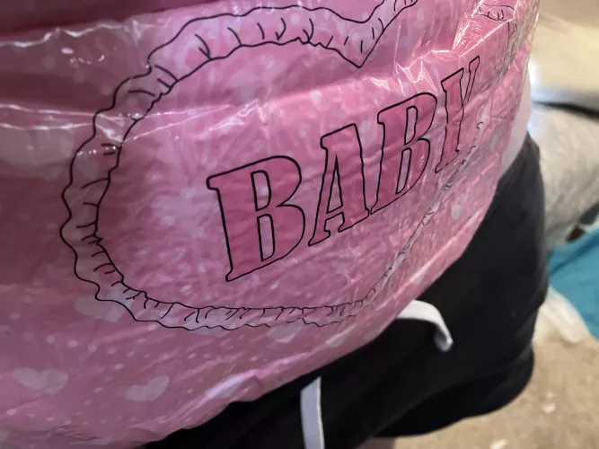 My old cage made a bulge in my diaper normally..?