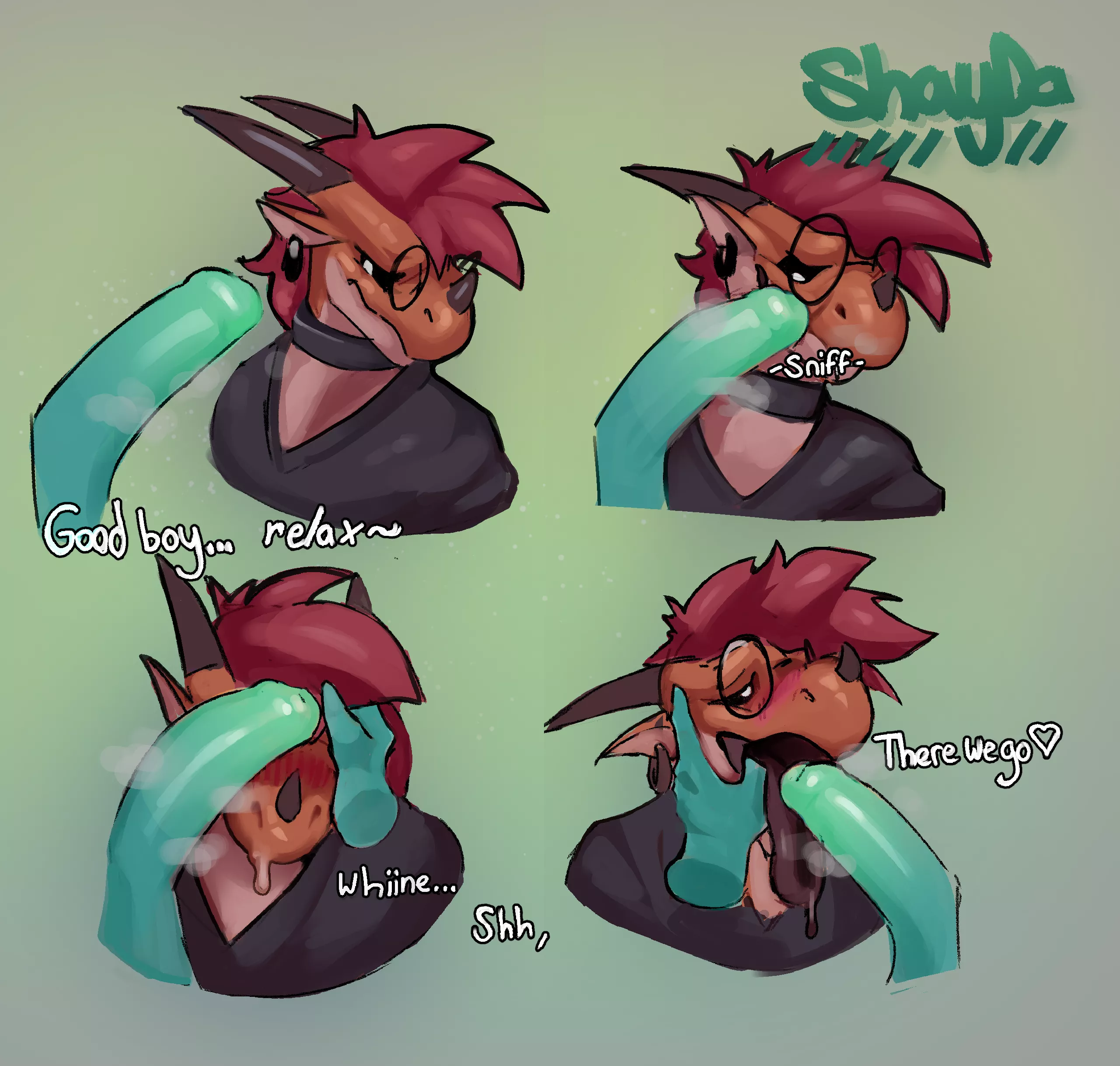 Need to break a cutie just by letting him sniff~