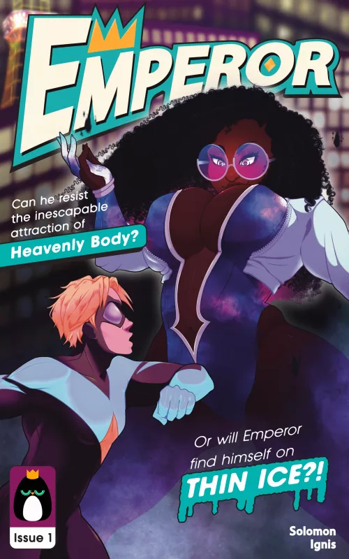 New Cover for Upcoming Book: Emperor: Issue 1, a Superhero-HaremLit Adventure (Also info on my future)