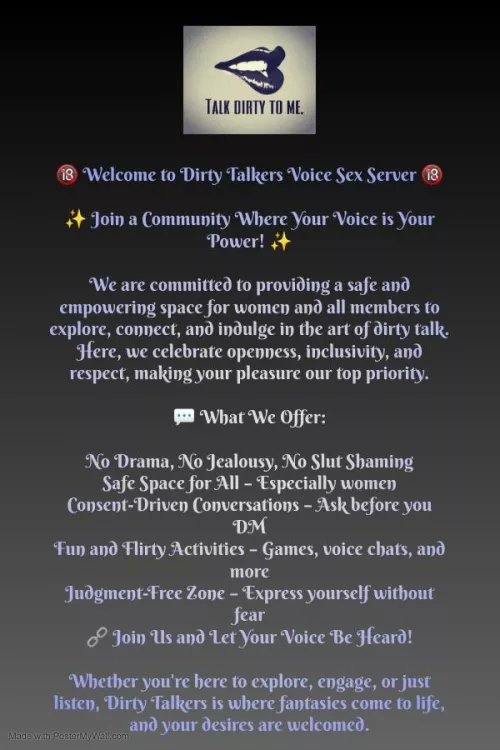 New Dirty Talkers Discord Server 