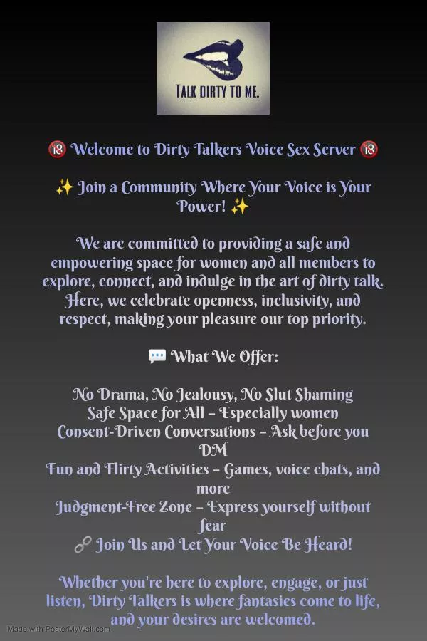 New Dirty Talkers Discord Server 