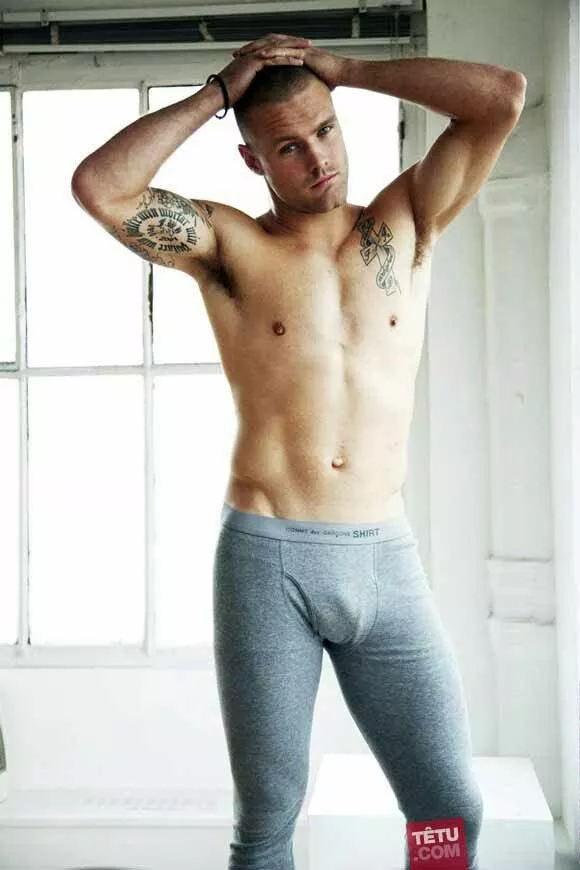 Nick Youngquest in longjohns