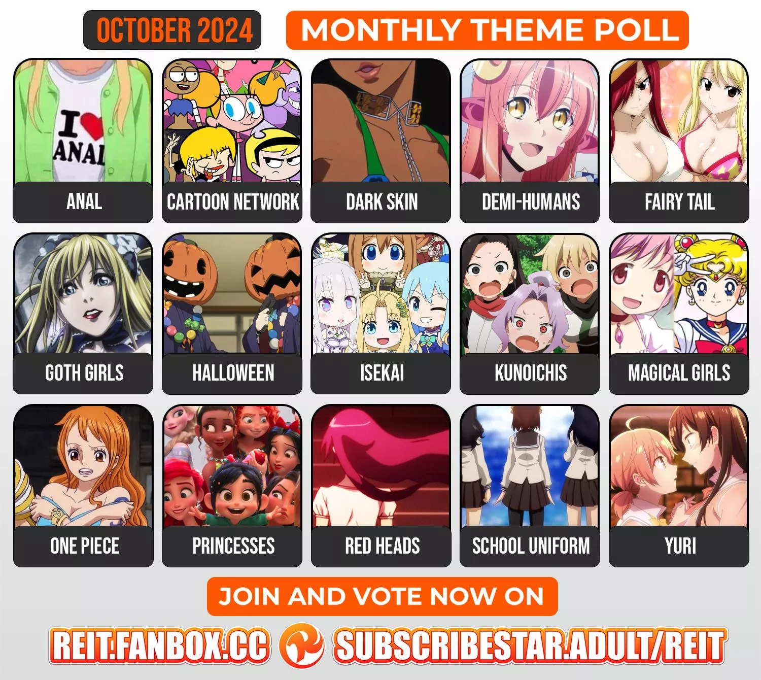 October Monthly Theme poll