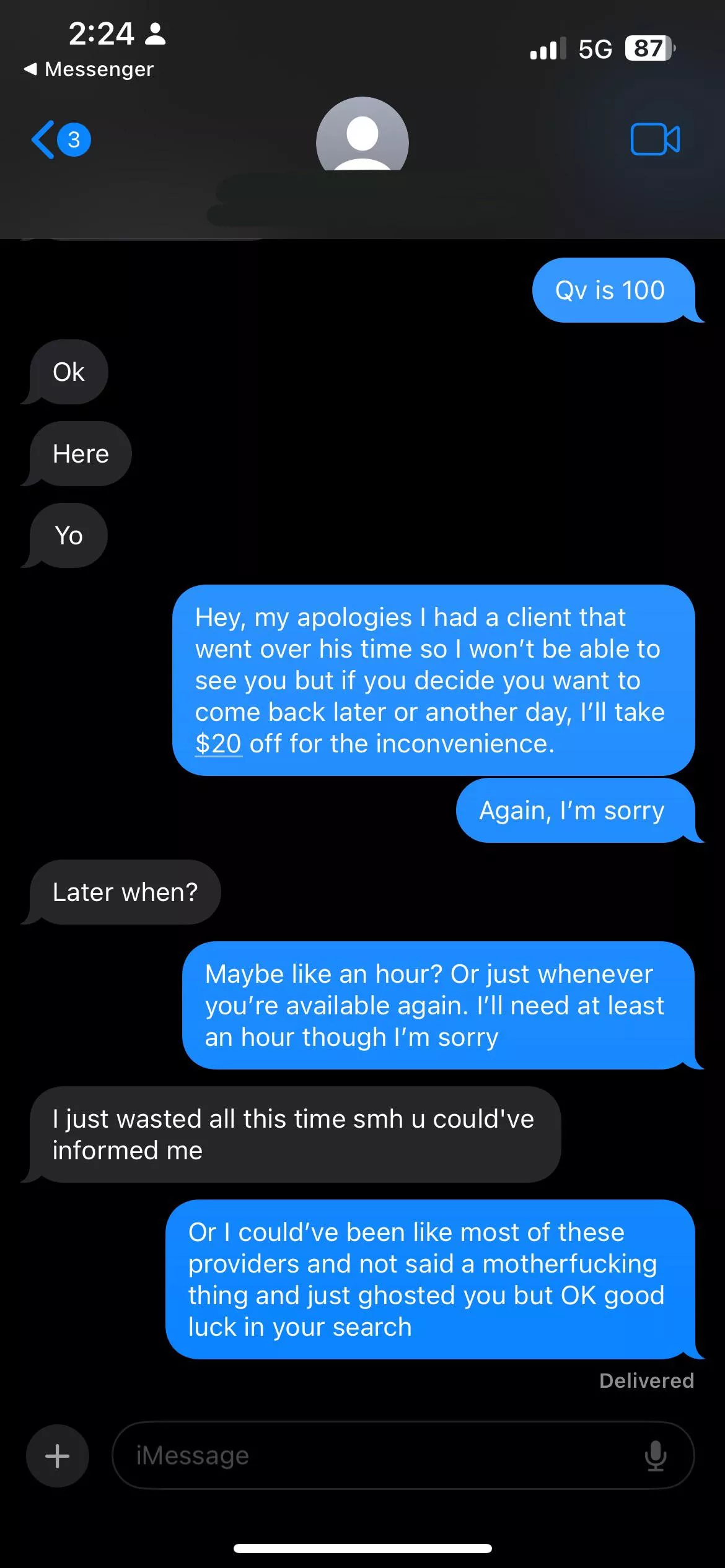 Offer a discount for the inconvenience still isn’t enough.. 