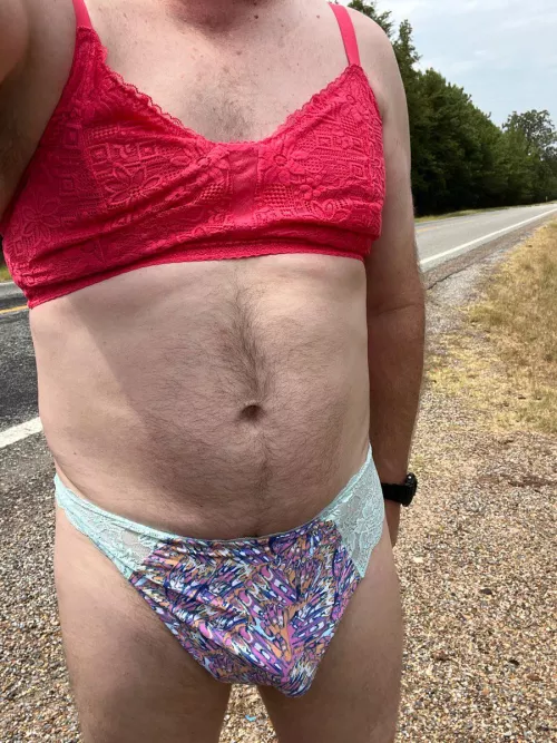 On the side of the road