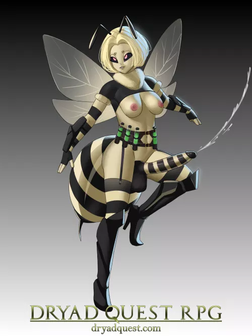 Our Queen Bee is so horny (Dryad Quest) 