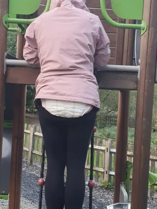 Playing in the park in the rain 🌧 