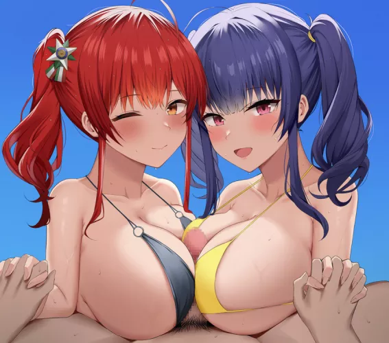 Pola and Zara bikini paizuri.