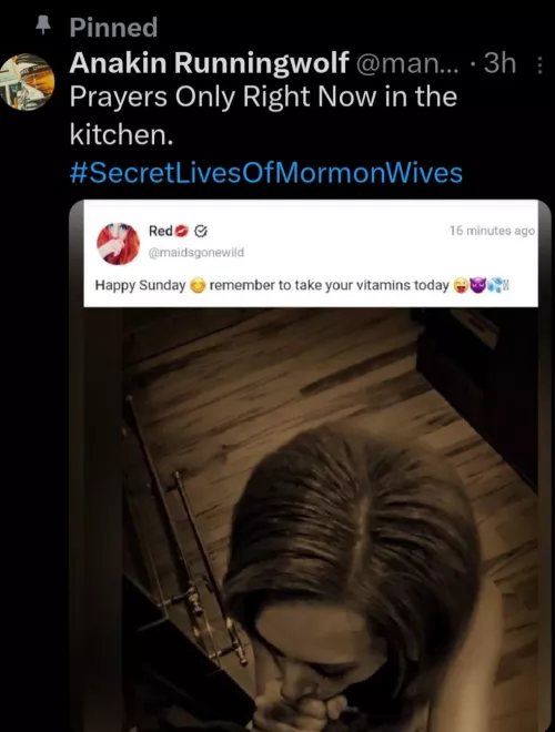 Prayers Only Right Now in the kitchen! Get it? Some has to have got it by now! 