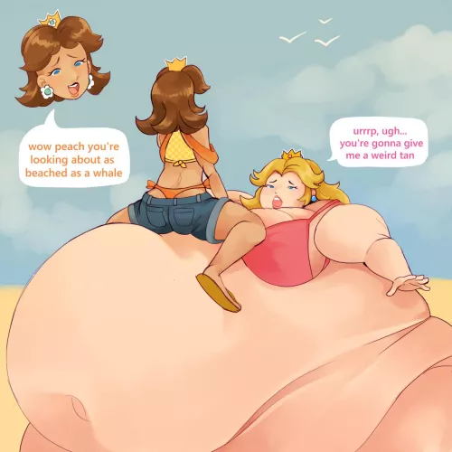 Princess Beach Day by ginsinnnn