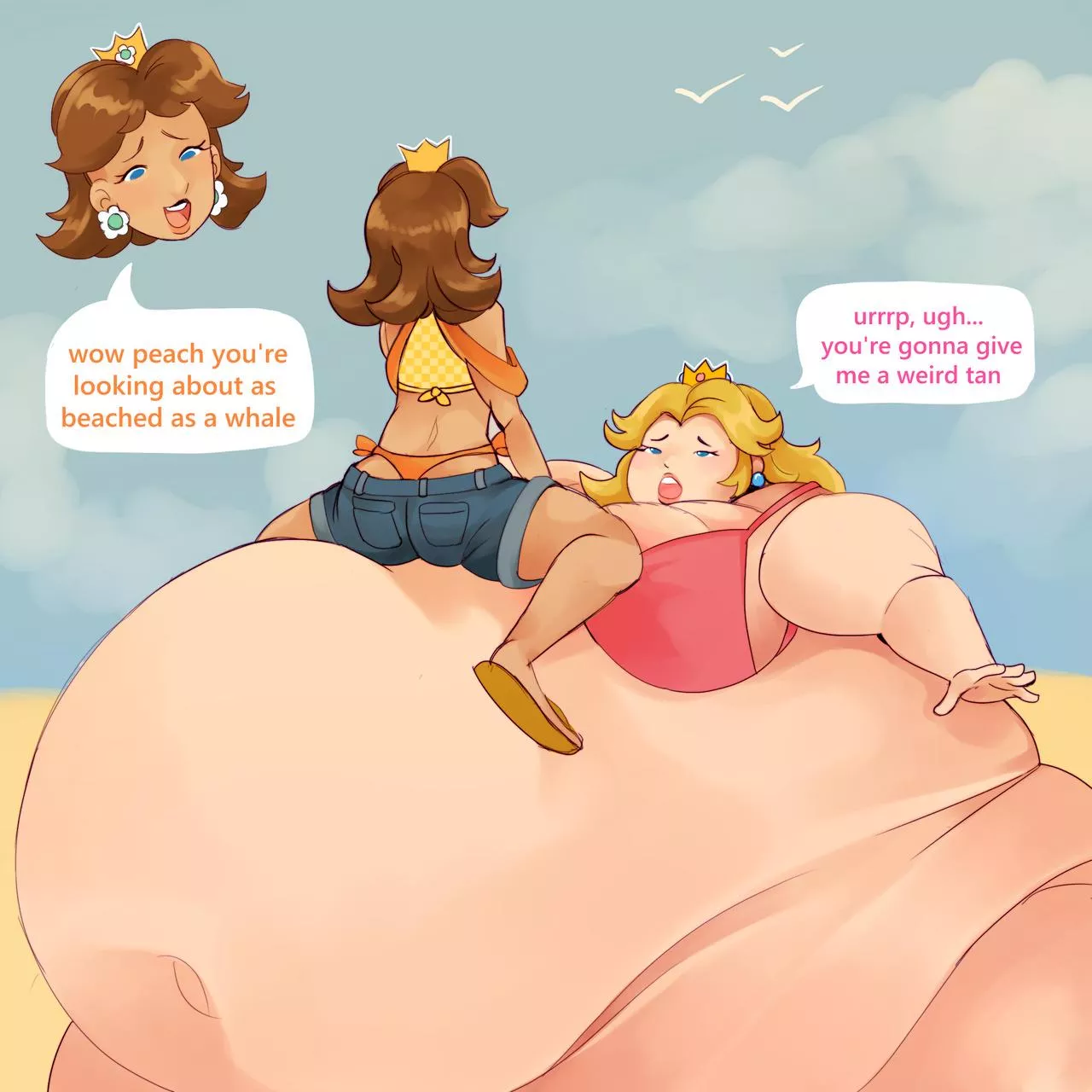 Princess Beach Day by ginsinnnn