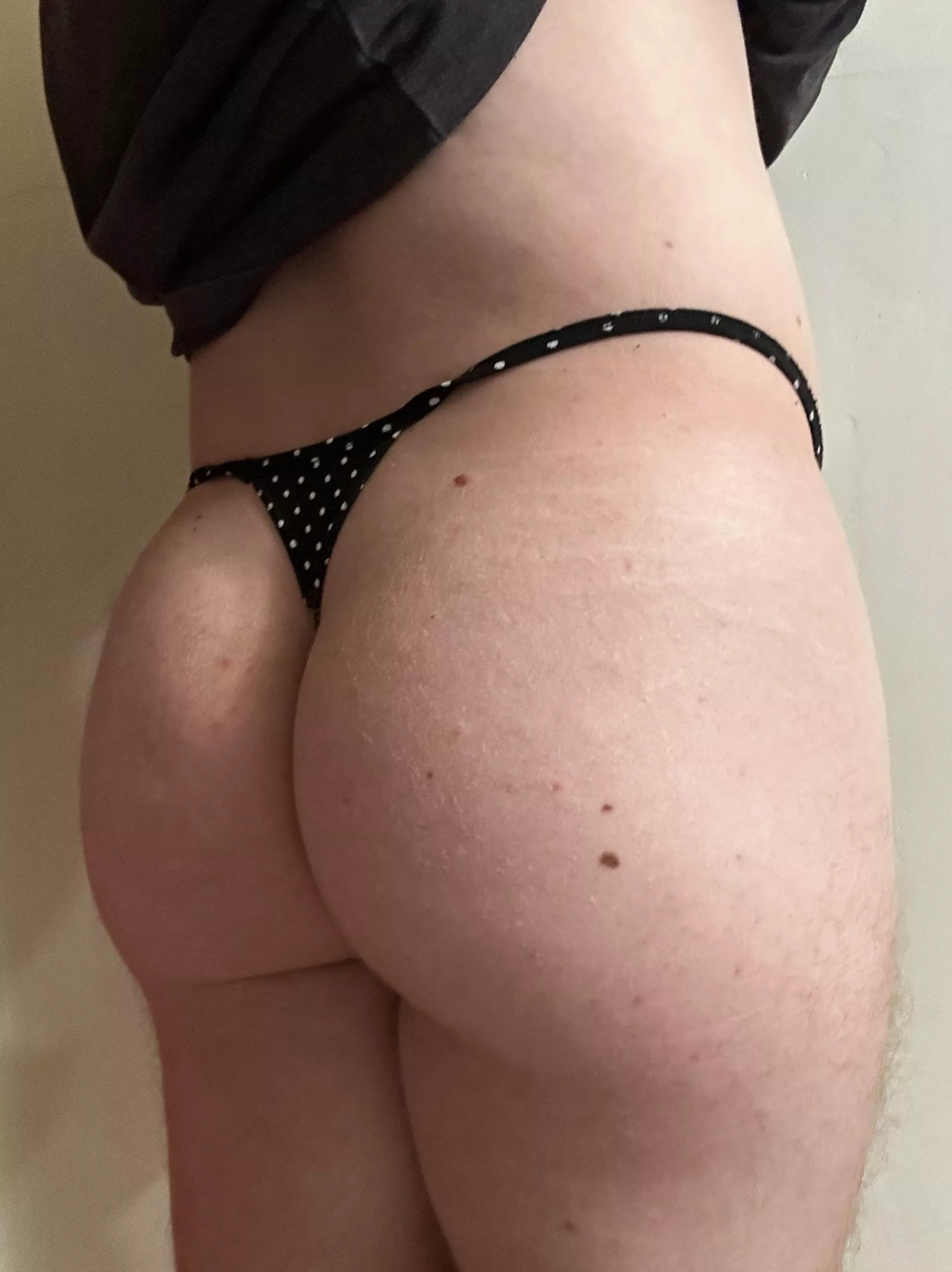 Probably look better bent over.