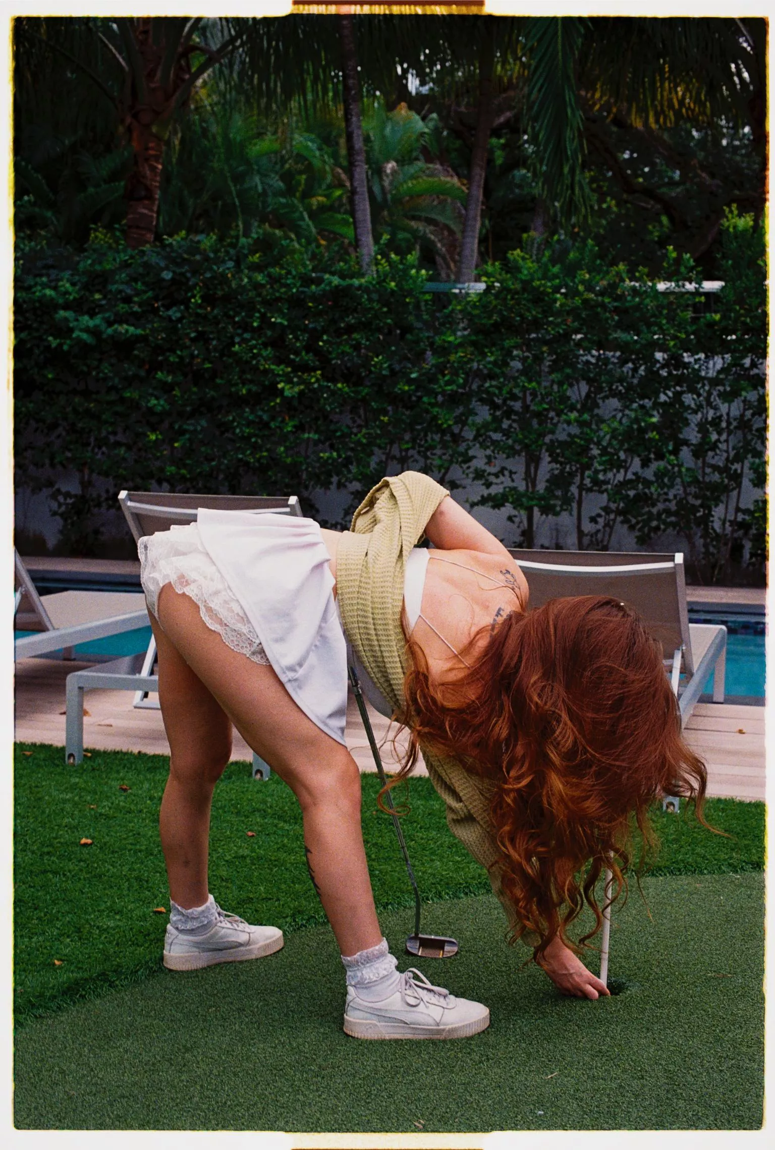 Purposely like to bend over and distract you lol