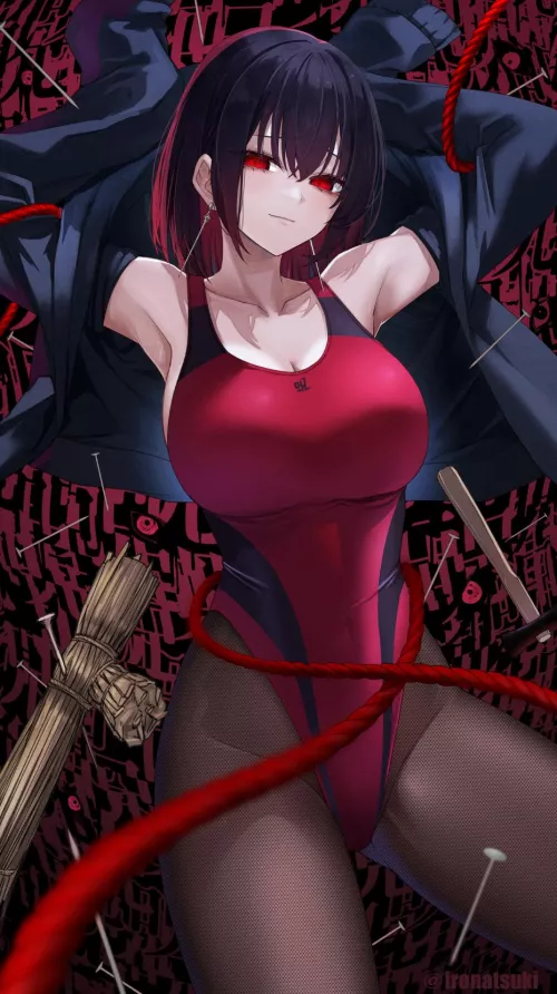 Red Swimsuit & Tights 