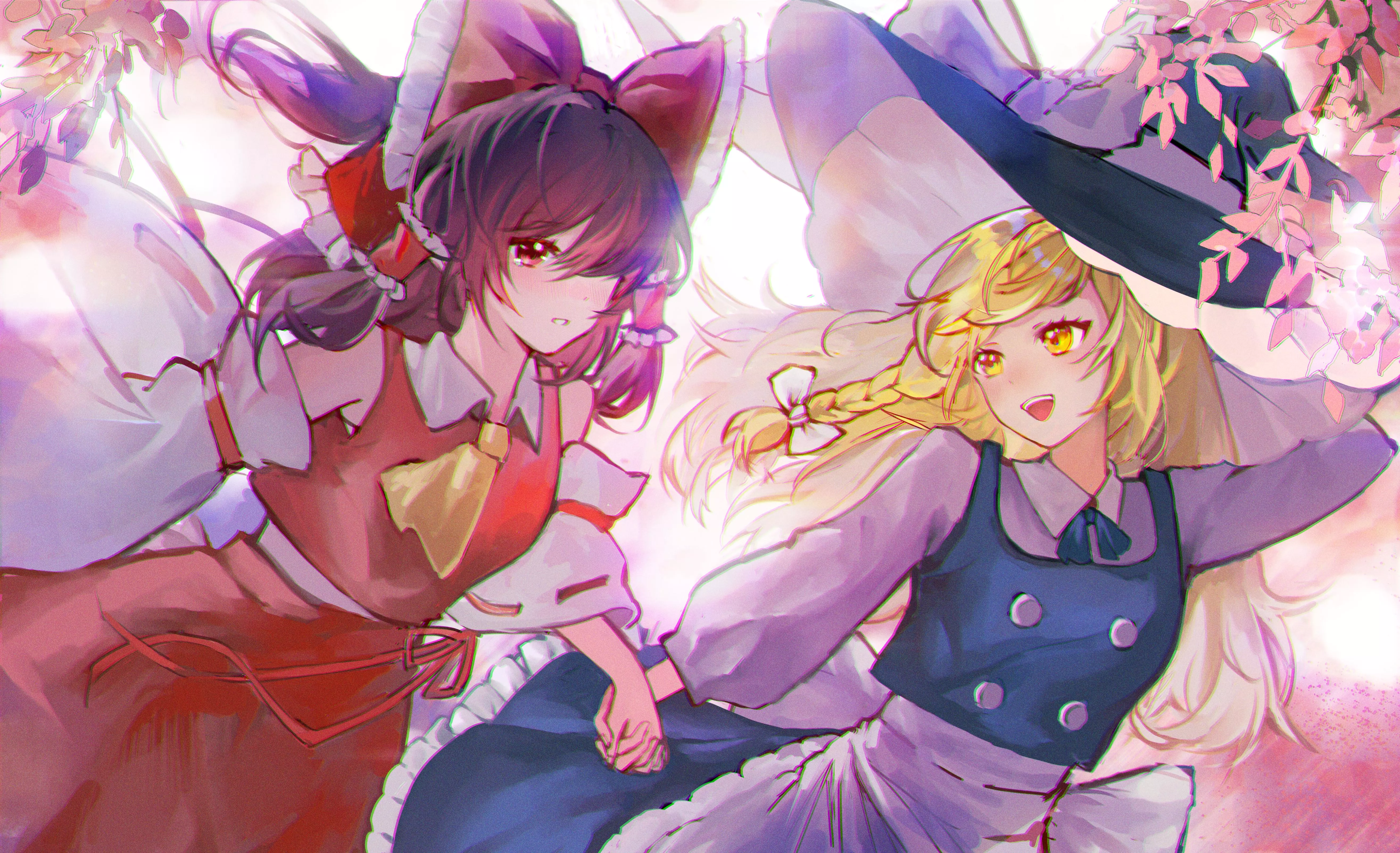 Reimu and Marisa