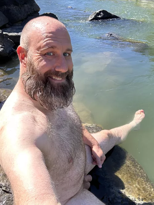 Relaxing day and a cool dip in the river