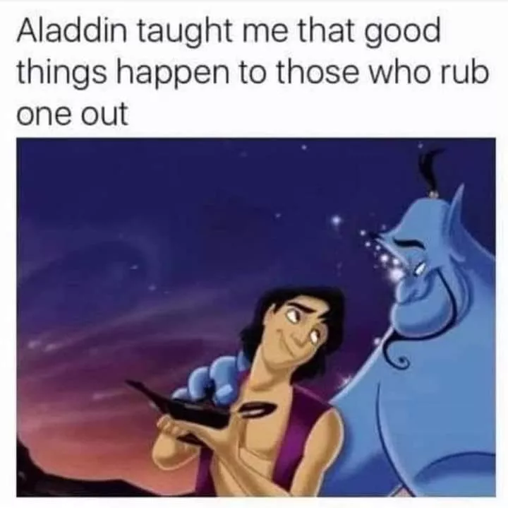 Rub one out